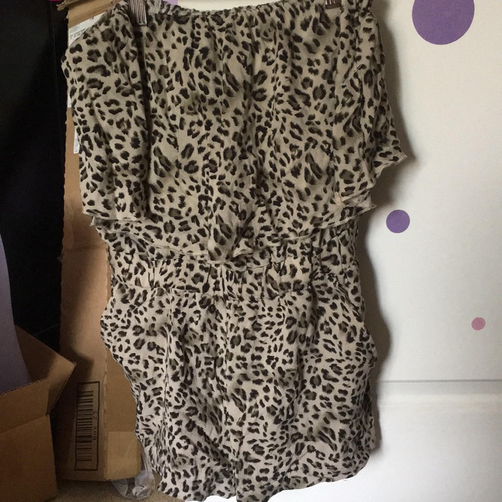 Cheetah romper